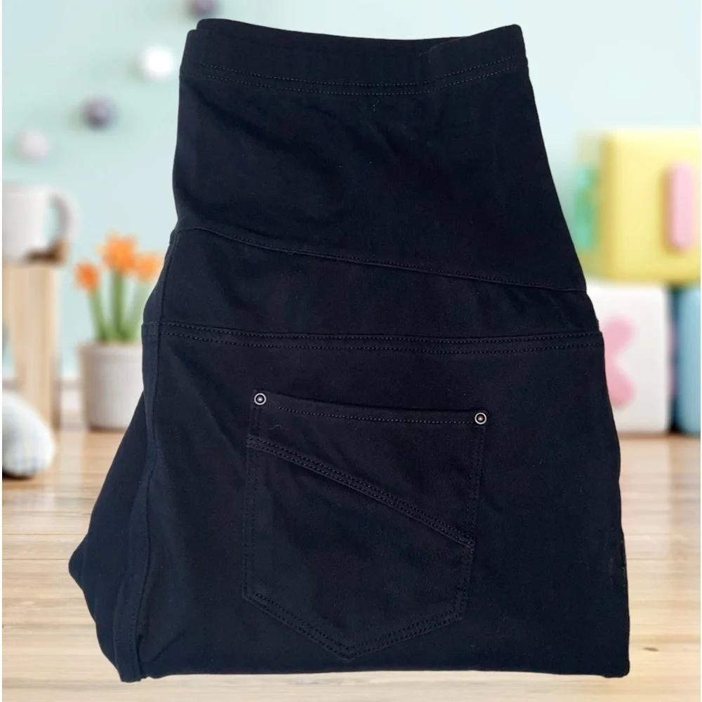 Time & Tru Women’s Maternity  Black Leggings Size XL - Picture 4 of 10
